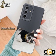 HP Latest Samsung Galaxy A17 4G Phone Softcase Cat Case - Samsung A17 4G Case - Silicone Pro Camera 