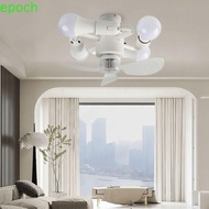 EPOCH Heads Bubble Fan Light, E27 Screw Seat 2/3/4/5 Heads DIY Light Source Fan Light, Silent Operat