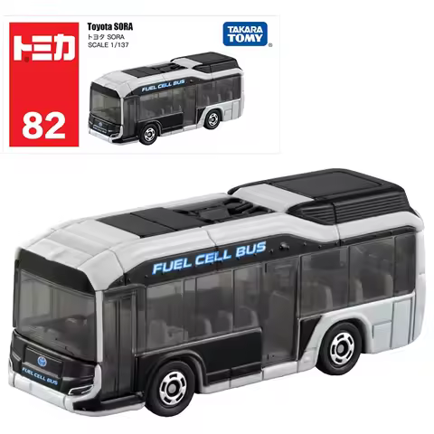 Takara Tomy Tomica No.82 Toyota Sora Fuel Cell-Omnibus Scale 1/137 Cars Diecast Metal Model Kids Xma