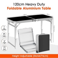 (120cm) Heavy Duty Portable Foldable Aluminium Table / Folding Laptop Computer Study Fold Desk
