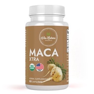 Maca Xtra Capsules 1000mg | Organic Herbal Supplement | Natural Source of Amino Acids Iron & Magnesi