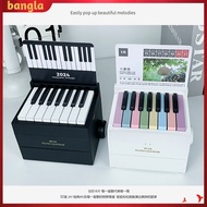 bangla|  Jay Chou Piano Desk Calendar Weekly Calendar Card with Piano Notation Can Play 2024 Desk Calendar Birthday Gift Ornaments Educational Toys