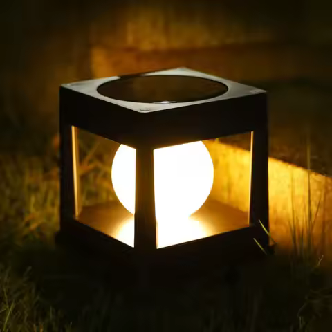 2LEDs Solar Post Light Outdoor Post Caps Lights Solar Fence Post Lamp Pillar Lamps Waterproof for Wo