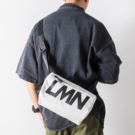CODD [LMN] แฟชั่นกระเป๋าสะพายไหล่ลำลองสำหรับผู้ชาย / ทรงกระบอกกันน้ำตัวอักษรรูปแบบกระเป๋าผู้ชายfghsvbrg