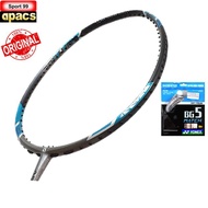 Apacs Asgardia Control【 Install with String】Yonex BG5 Badminton Racket -Dark Grey Matt(1pcs)