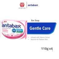 Antabax Antibacterial Bar Soap Gentle Care (4x110g)