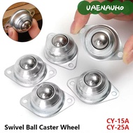 UAENAUH0 1Pcs Swivel Ball Caster Wheel, CY-15A CY-25A Galvanized Universal Ball Caster, 304 Carbon S
