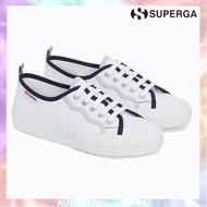 SUPERGA FOR WOMEN SHOES sneakers 2750 Curly Bindings White Blue