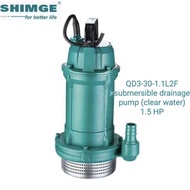 SHIMGE SUBMERSIBLE DRAINAGE PUMP ( CLEAR WATER ) 1.5HP
