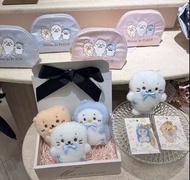 小海豹 毛公仔 sirotan sanx 帆布袋 毛巾 日本限量 迷你 鎖匙扣 蝴蝶結 mdf Maison de FLEUR 掛飾 掛件 收納袋仔 化妝包 托特包 代購 手提袋 刺繡帆布袋