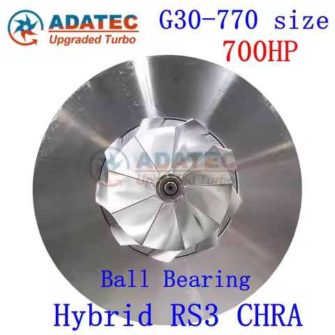 Hybrid RS3 G30-770 Size Turbo Cartridge 700HP Ball Bearing 07K145701J 07K145701L 18559700021 Turbine
