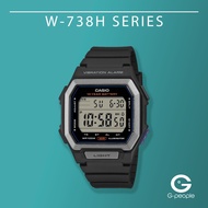 CASIO W-738H-1AV / W-738H-1A / W-738H DIGITAL WATCH 100% ORIGINAL