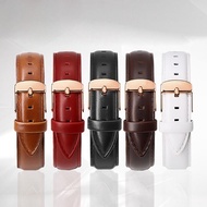 For DW Daniel Wellington Watch Strap Women Quality Genuine Leather Watchband 12/13mm 14mm 17mm 18mm 