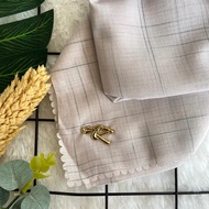 PBA Sandi Morse Azara) Square Hijab Voal Waffle Laser Cut Sandi Morse Square Paris Hijab/ Veil/