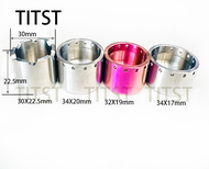 ลูกสูบ Gr5 TITST ดัดแปลงรถจักรยานยนต์ลูกสูบไทเทเนียมอัลลอยด์ลูกสูบรถยนต์ Liwo สำหรับคาลิปเปอร์สี่ถึง