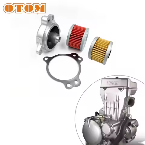 OTOM New Motorcycle Engine Oil Filter For YF300 LONCIN300R VOGE 300DS 300GY Pit Bike Parts Red Paper