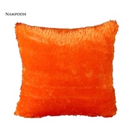 nampodh 43x43cm Soft Plush Solid Color Throw Pillow Case Cushion Cover Home Sofa Decor