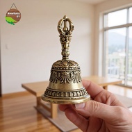Nebaby Retro Copper Bell Wind Chimes Brass Crafts Die-casting Falling Wind Chimes Tibetan Bronze Bel