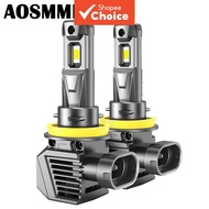 2Pcs HIR2 9012 LED Headlight Bulbs Canbus Wireless Turbo Fan