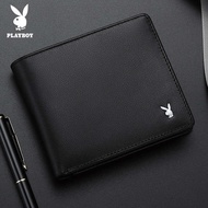 dompet lelaki beg dompet lelaki Playboy Wallet Lelaki Tulen Cowhide Hadiah Hari Jadi Dompet Pendek Untuk Pemegang Kad Dompet Teman Lelaki