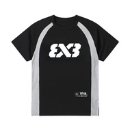 3V3 American Style Quick-Drying Basketball Short-Sleeved Shooting Suit T-Shirt Training Suit Sports 