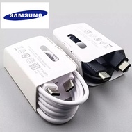 Imported Original Samsung Super Fast Charge 25W UK Plug Travel Adapter with C to C USB Cable for Gal