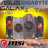 Nvidia GeForce GTX1060 GTX1050 GT610 GTX650 GTX750 GTX950 GTX1650 6GB 4GB GPU Graphic Card USED