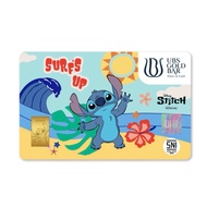 24K UBS Gold Bar Disney Stitch 999 Purity 1gram