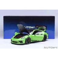 Autoart 1: 18 Porsche 911 (991.2) GT3 RS Full Open Car Model Brand New Ready Stock Free Shipping