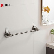 [EHEH] 30cm 40cm 50cm Suction Cup Towel Bar Foldable Bathroom Towel Ra Easy Install for Tile Wall VN