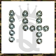 ❤️HOT ITEM❤️NUT SAIZ 14 WASHER FN10 SAIZ 17MM NUT LUAR 14 MM NUT LEBAR 17MM 17MM LEBAR NUT FN10 SEBI