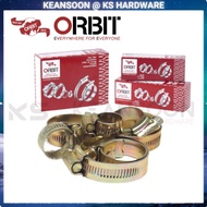 ORBIT Hose Clip. 9mm-280mm Hose Clip. Zinc Plated Worm Drive Hose Clamp. (1PC) Good Quality Hose Cli
