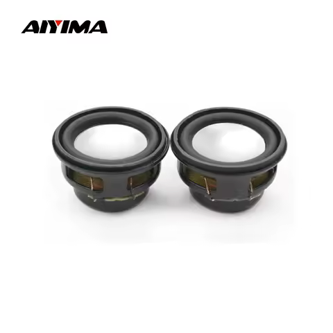 AIYIMA 2Pcs Mini Audio Speakers 27MM 4 Ohm 3W Bass Multimedia Portable Sound Speakers Audio Woofer H