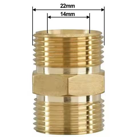 Car Cleaning Hose Connector Male Adapter For Quick Fitting M22/14mm M22/15mm Male Thread For Hose Re