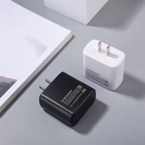 Samsung S25FE S25edge 5G 45W PD Charger Super Fast Charge US Plug Adapter For Galaxy S25 S24 Ultra S
