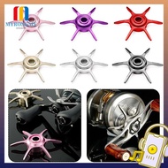 MYRONGMY Baitcaster Drag, DIY Upgrade 65mm Aluminum Star Drag, Premium Accessory Six Star Brake Alum