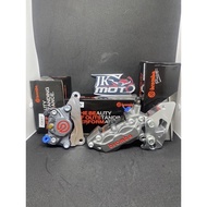 MERAH JK Moto - CALIPER + BRACKET NMAX 155 BIGPOT LOGOBIG 4 PISTON 2 PISTON 4p 2p premium free RED L