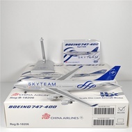 HX 1: 400 China Airlines B747-400 B-18206 United Alloy Aircraft Model