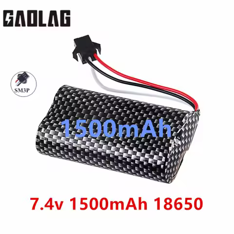 7.4V 1500mah Battery MN128 MN78 LC79 MN82 Remote Control Car Battery for Watch Gesture Sensing Twist