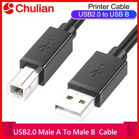 0.5/1/1.5/2/3M 7ft High Speed USB 2.0 Cable Male a to B Printer Cord for Computer Laptop Keyboard Pr