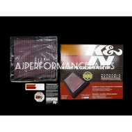 BMW X6 740I 535I K&N USA WASHABLE DROP IN AIR FILTER 33-2428