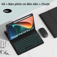 Ốp Lưng Bàn Phím Bluetooth Xiaomi Pad 5/5 Pro 11 Inch Chống Nước Chống Sốc Chất Liệu TPU Thời Trang
