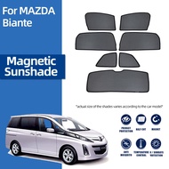 For Mazda BIANTE 2008-2018 Magnetic Car Sunshade Visor Front Windshield BlindFrame Curtain Rear Side Window Sun Shade Shield