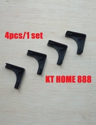 Tapak PVC Besi Rak Lubang / Slotted Angle Bar PVC (4pcs set)