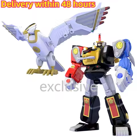 BANDAI Original Box Super Minipla Smp Mighty Power Rangers And Megazord Anime Ninjazords Model Actio
