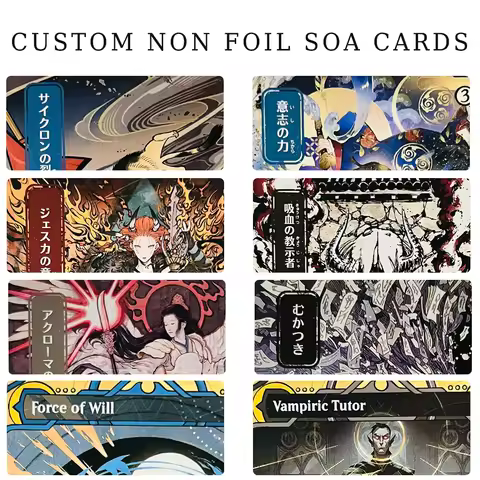 Liliana’s Magical Custom and Proxy Hight Quality NON FOIL Strixhaven Cards Cyclonic Rift Force of Wi