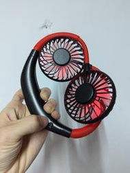 先搶先贏 頸掛式 可換電池 無電池 需安裝18650 頸掛電風扇 活動展示品