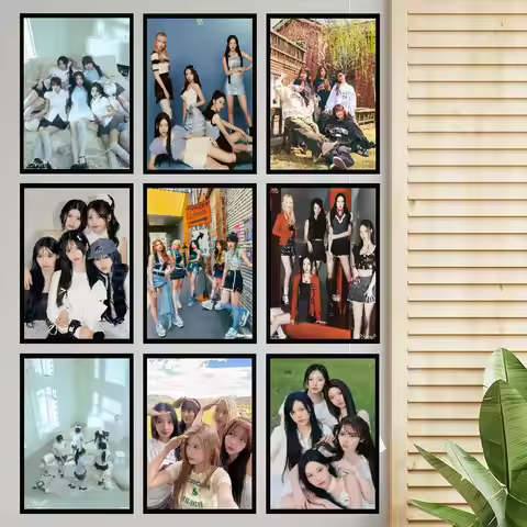 KPOP RESCENE Movie Sticky Posters Whitepaper Sticker DIY Room Bar Cafe Posters Wall Stickers