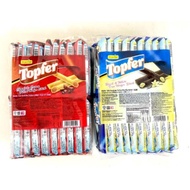 TOPFER WAFER STICK FLAVOUR VANILLA  AND CHOCOLATE 40'S/ TOPFER STICK