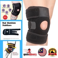 Knee Pad Knee Guard Knee Brace Patella Guard Lutut Protection Knee Pain Knee Support Breathable Adjustable (Black)